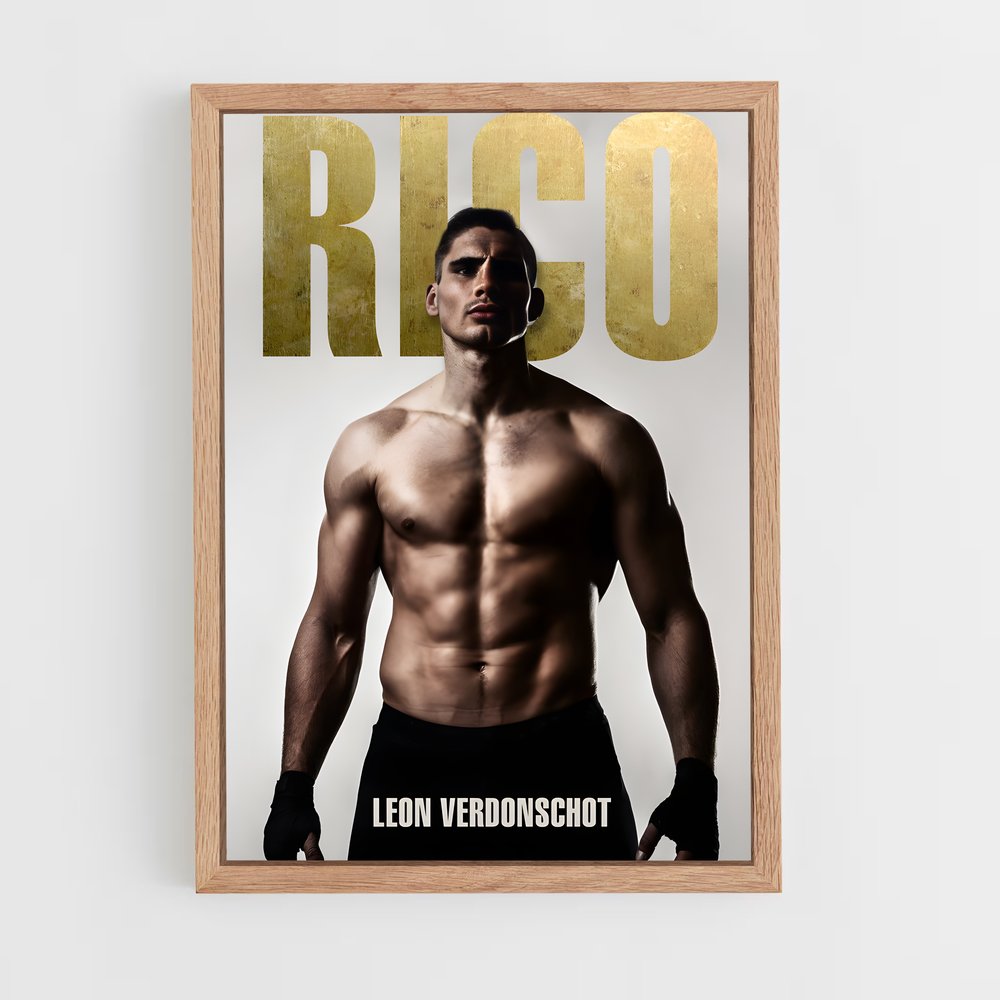 Poster Le Roi de la Frappe – affiche Kick-boxing (vue 4)